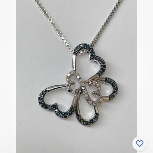 Kay Jewelers Blue Diamond Butterfly Pendant 🦋